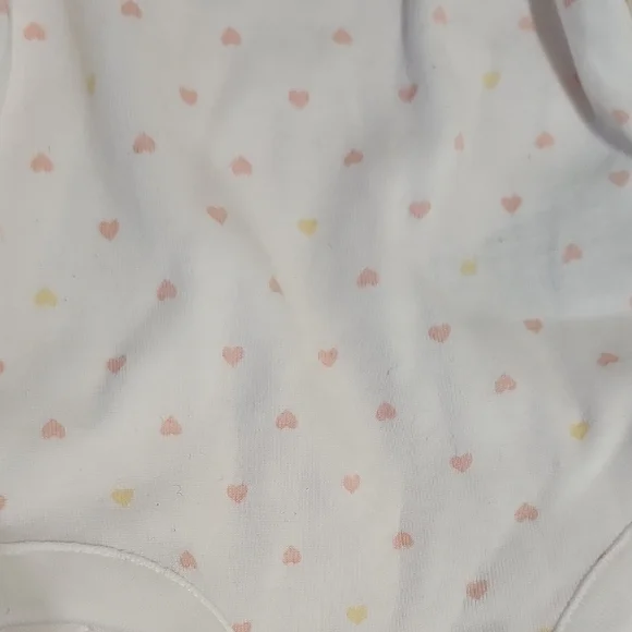 GAP Pink and White Matching Set Bodysuit Long Sleeves - Picture 6 of 16